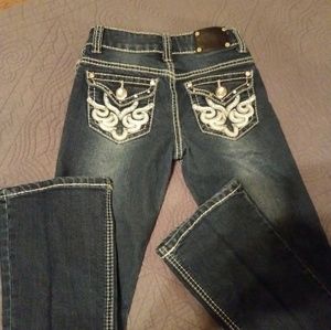 Wired Heart girl's size 10 bootcut jeans